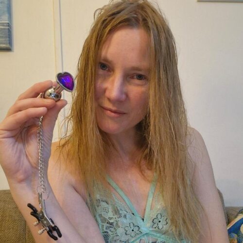 sexy butterfly kinky buttplug klemmen