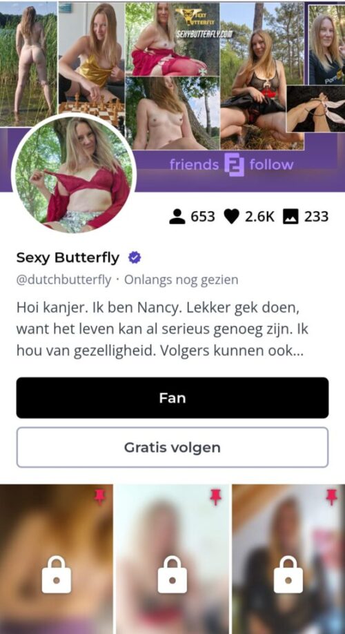 follow sexy butterfly f2f